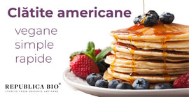 Clătite americane vegane simple și rapide