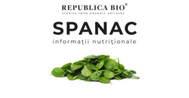 Spanac - Informaţii nutriţionale