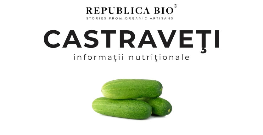 Castraveţi - Informaţii nutriţionale