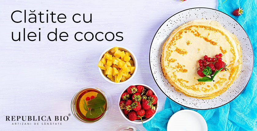 Clătite cu ulei de cocos