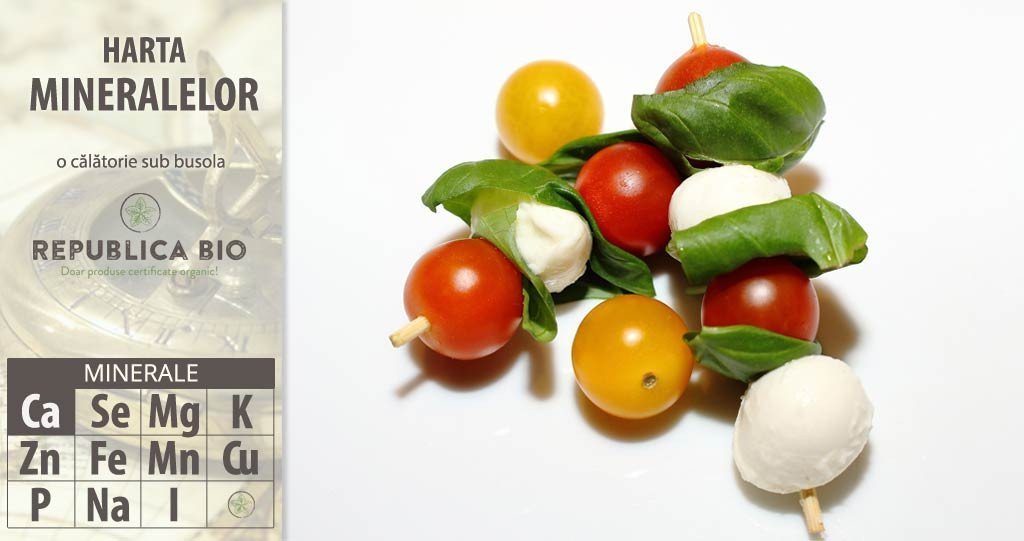 Borna 1 pe harta mineralelor: calciu, pentru oase rezistente