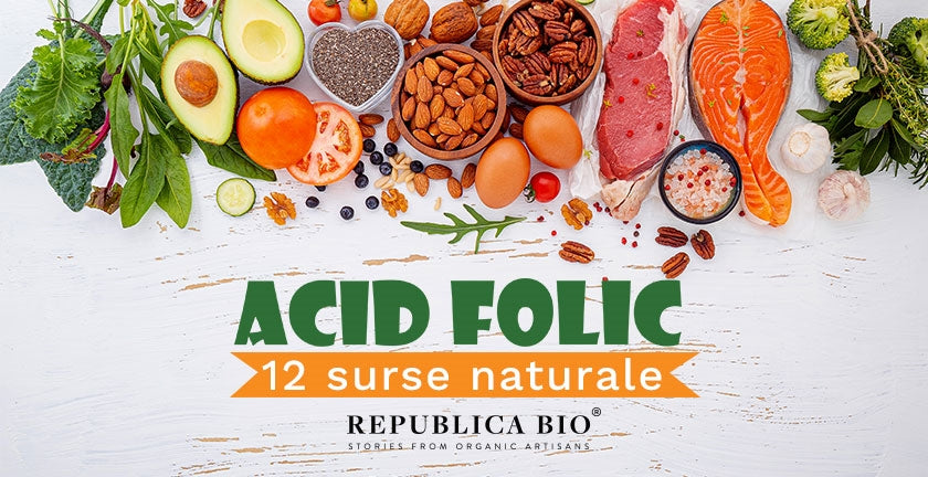 12 surse de acid folic