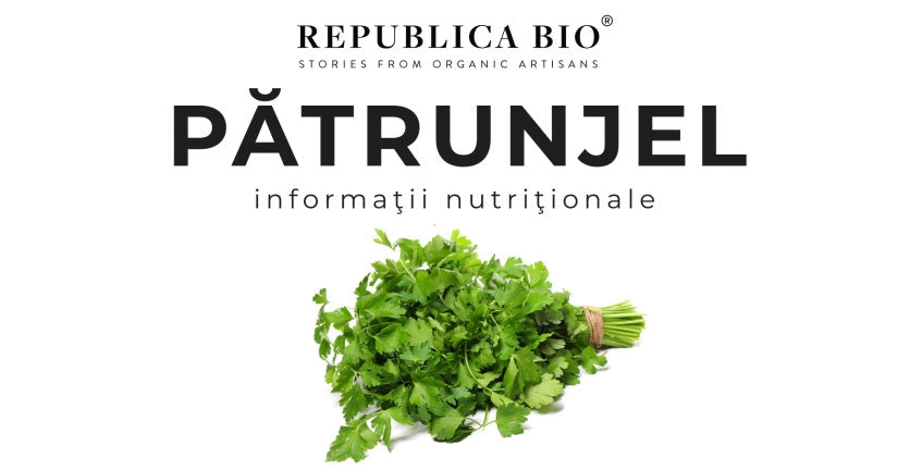 Pătrunjel - Informaţii nutriţionale