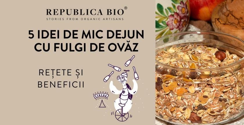 5 idei de mic dejun cu fulgi de ovăz