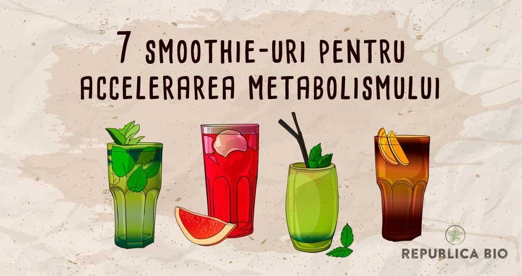 7 retete de bauturi, freshuri si smoothieuri care-ti accelereaza metabolismul
