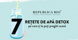 7 rețete de Apă Detox, pe care ți le poți pregăti acasă