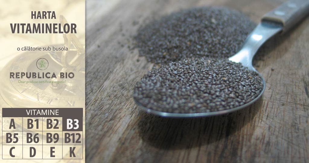 Borna 4 pe hartă: vitamina B3, vitamina anti-depresie