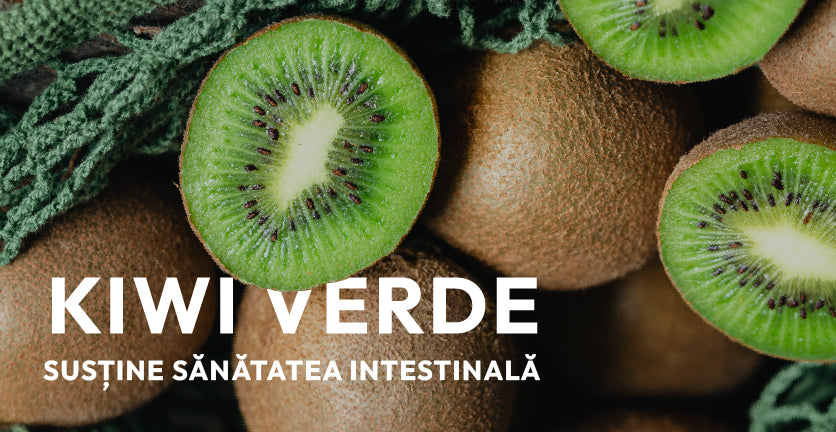 Kiwi verde susține sănătatea intestinală