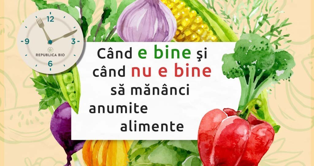 Când e bine şi când nu e bine să mănânci anumite alimente