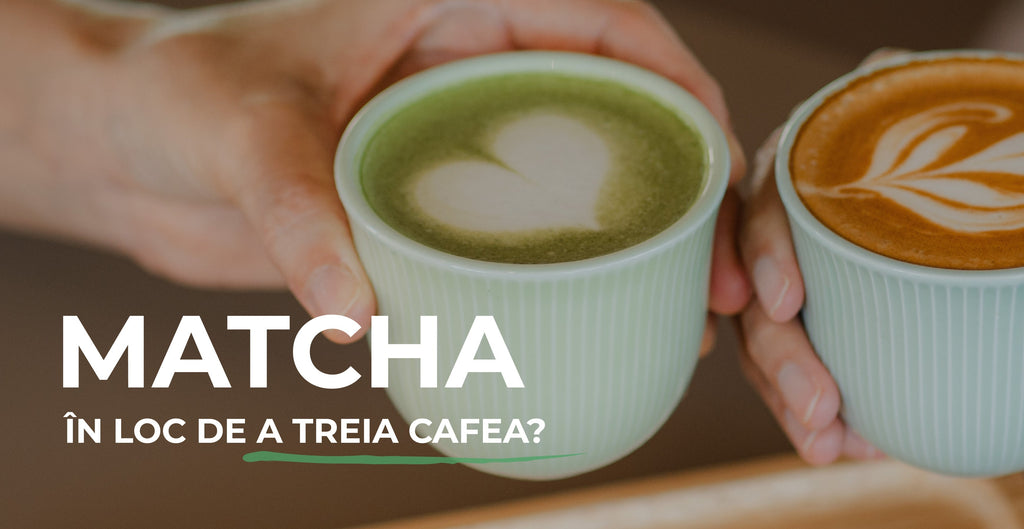 Matcha în loc de a treia cafea?