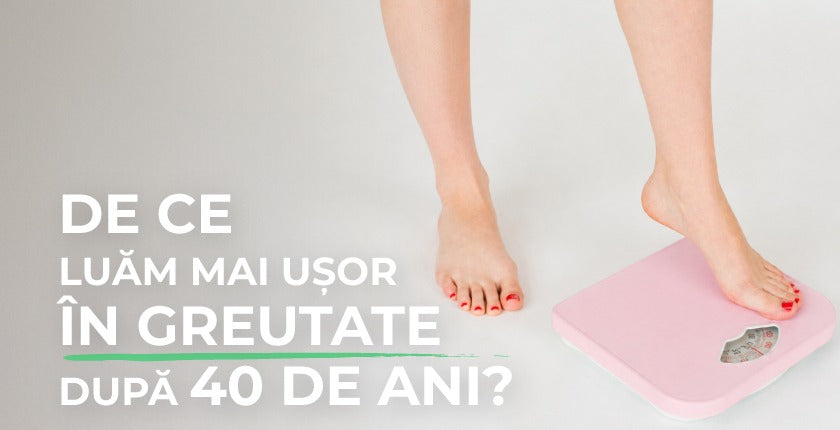 De ce luăm mai ușor în greutate după 40 de ani?