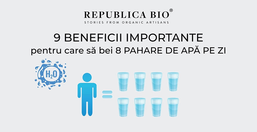 9 beneficii importante pentru care să bei 8 pahare de apă pe zi