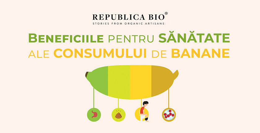 Beneficiile pentru sănătate ale consumului de banane