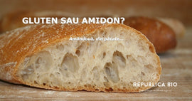 Gluten sau amidon? Care este diferenta dintre ele?
