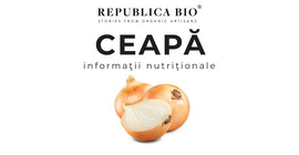 Ceapă - Informaţii nutriţionale