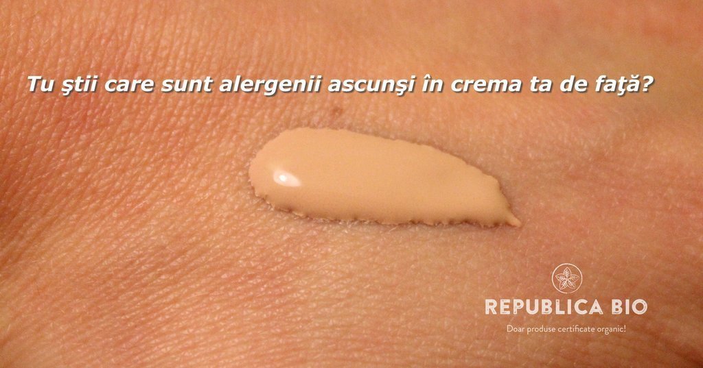 Evita cosmeticele cu potential efect alergen. De ce crezi ca te