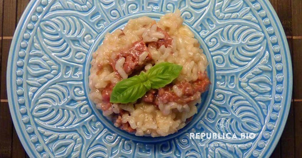 Un risotto cu certificare, reteta bio