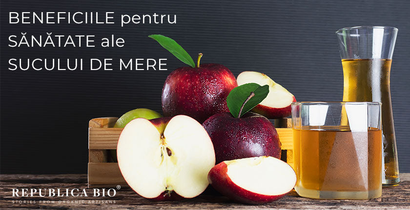 Beneficiile pentru sănătate ale sucului de mere