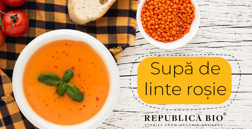 Supă de linte roșie