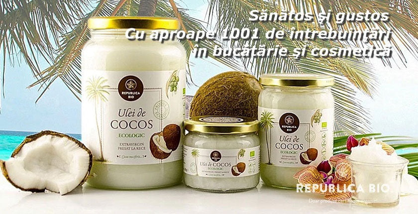 Uleiul de cocos ecologic Republica BIO este din nou pe rafturile magazinului online!