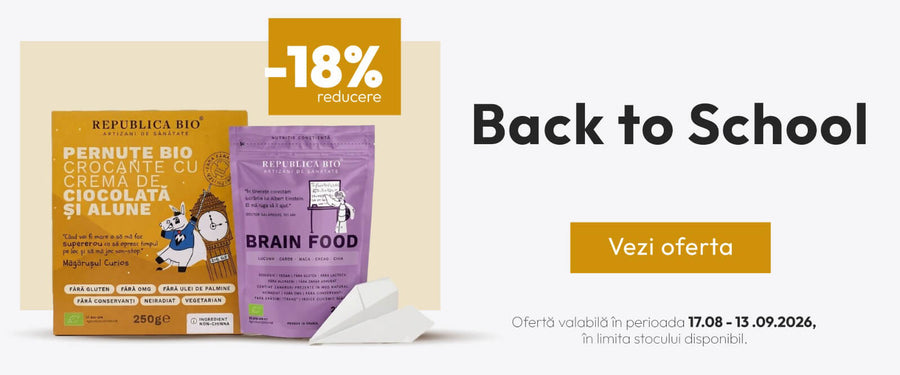 Campanie Back to School -18 % reducere