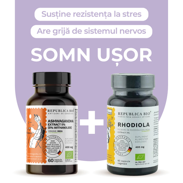 SOMN USOR Complex, pachet promotional, BIO, RAW, VEGAN, ecologic, 59,4 g