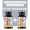 STOP DEPRESIE, pachet promotional (Ashwagandha + Curcuma), BIO, RAW, VEGAN, ecologic, 59,7 g