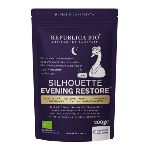 Silhouette Evening Restore, pudra functionala ecologica, FARA GLUTEN, Republica BIO, 200g