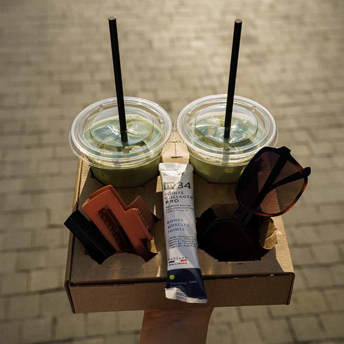 m34 PRO Colagen hidrolizat bovin premium monodoza, dovedit clinic, articulatii, 7.000mg tip I, II si III, aroma capsuni si lime, 15 plicuri, 195 g, Molecules of Youth, natural