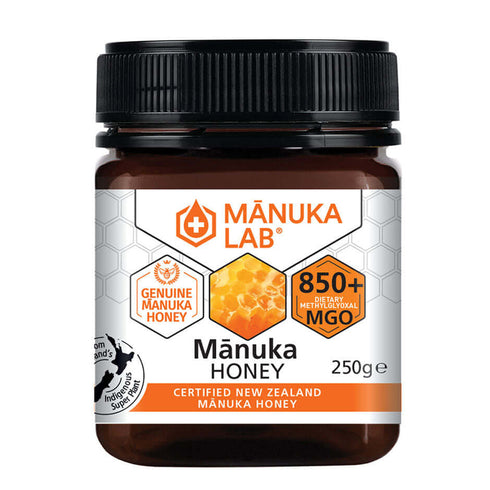 Miere de Manuka MANUKA LAB, MGO 850+ Noua Zeelanda, 250 g, naturala