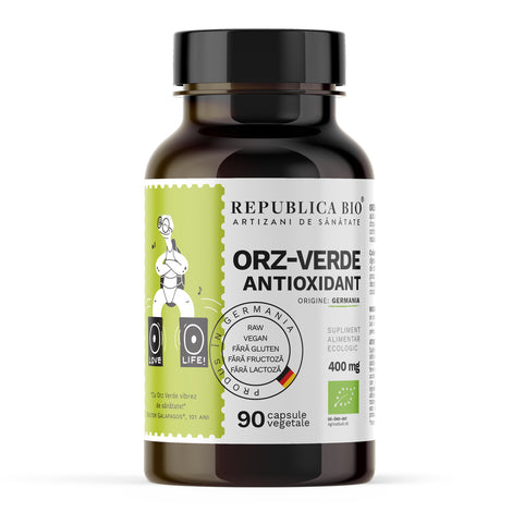 Orz Verde Ecologic din Germania (400 mg) Republica BIO, 90 capsule (44,5 g)