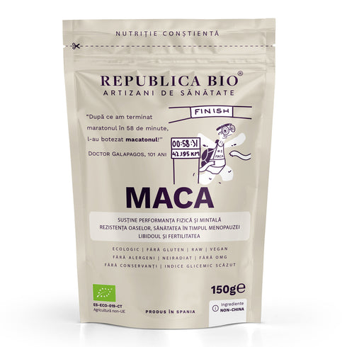Maca, pulbere ecologica pura Republica BIO, 150 g