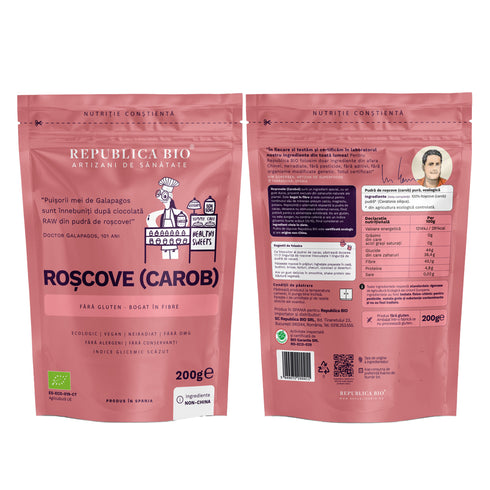Pudra de roscove, pulbere ecologica pura Republica BIO, 200 g