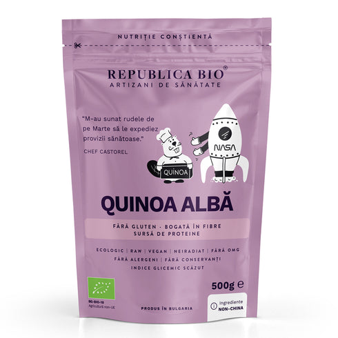 Quinoa alba Bio FARA GLUTEN Republica BIO, 500g