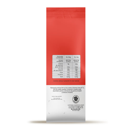 SANATELE BIO Porumb, Rosii si Busuioc, ecologic, fara gluten, 40g