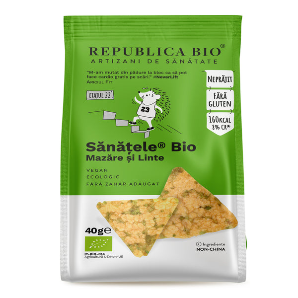 SANATELE BIO Mazare, Naut si Linte, ecologic, fara gluten, 40g