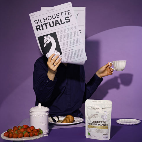 Silhouette Morning Balance, pudra functionala ecologica, FARA GLUTEN, Republica BIO, 250 g