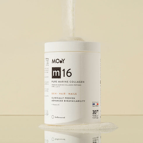 m16 Colagen hidrolizat marin premium, dovedit clinic, beauty, 10.000mg tip I si III, fara aroma, 30 portii, 303 g, Molecules of Youth, natural