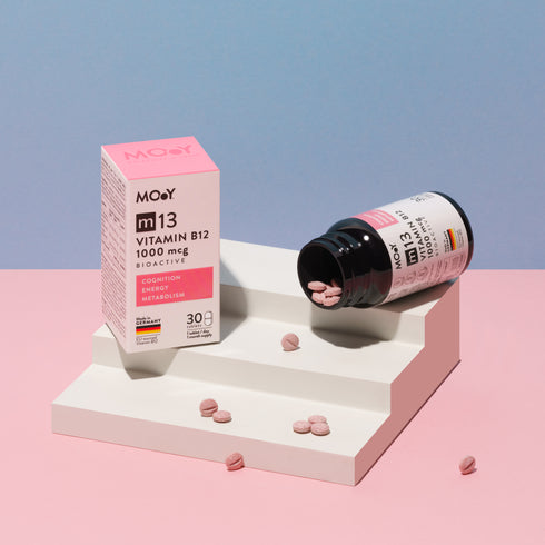 m13 Bioactive B12 1000 mcg, 30 tablete, 8 g, Molecules of Youth, natural