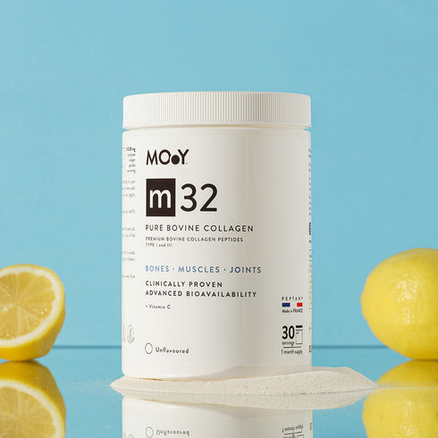 m32 Colagen hidrolizat bovin premium, dovedit clinic, articulatii, 10.000mg tip I si III, fara aroma, 30 portii, 303 g, Molecules of Youth, natural