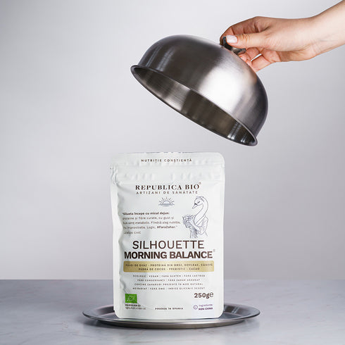Silhouette Morning Balance, pudra functionala ecologica, FARA GLUTEN, Republica BIO, 250 g