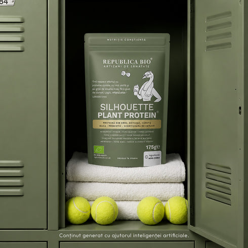 Silhouette Plant Protein, pudra functionala ecologica, FARA GLUTEN, Republica BIO, 175 g
