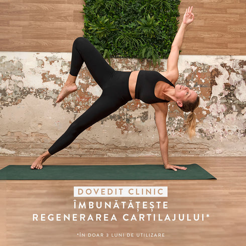 m34 PRO Colagen hidrolizat bovin premium, dovedit clinic, articulatii, 7.000mg tip I, II si III, aroma capsuni si lime, 30 portii, 390 g, Molecules of Youth, natural