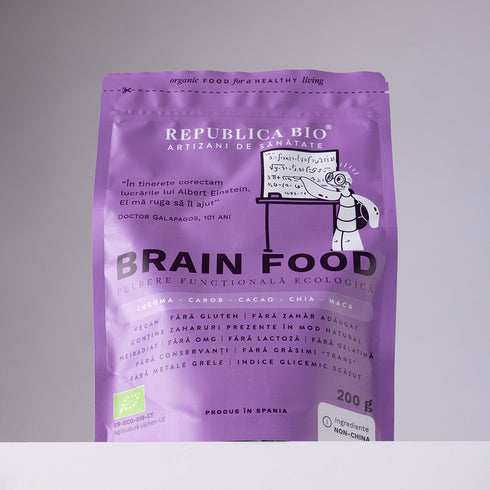 Brain Food, pulbere functionala ecologica Republica BIO, 200 g