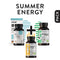 SUMMER ENERGY, pachet promotional (m12 Complete B Vitamins + Spirulina Hawaii + Rhodiola),NATURAL, VEGAN, 169,5 g