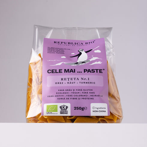 Cele mai...PASTE Reteta 1 Orez Naut Turmeric, fara gluten, ecologic, Republica BIO, 250g
