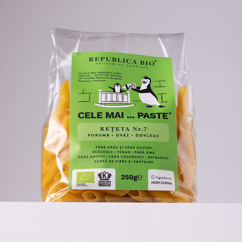 Cele mai…PASTE Reteta 7 Porumb Ovaz Dovleac, fara gluten, ecologic, Republica BIO, 250g