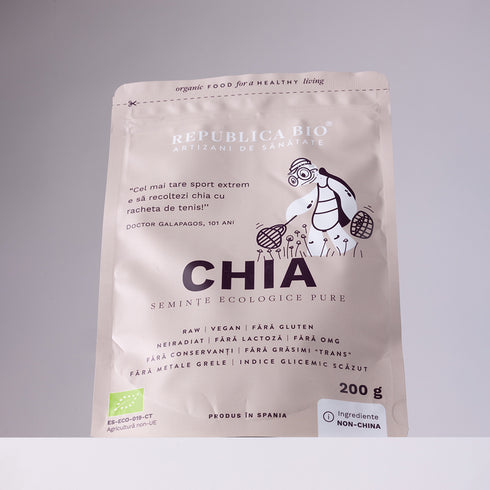 Chia, seminte ecologice pure Republica BIO, 200 g