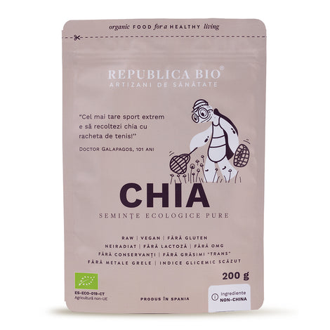 Chia, seminte ecologice pure Republica BIO, 200 g
