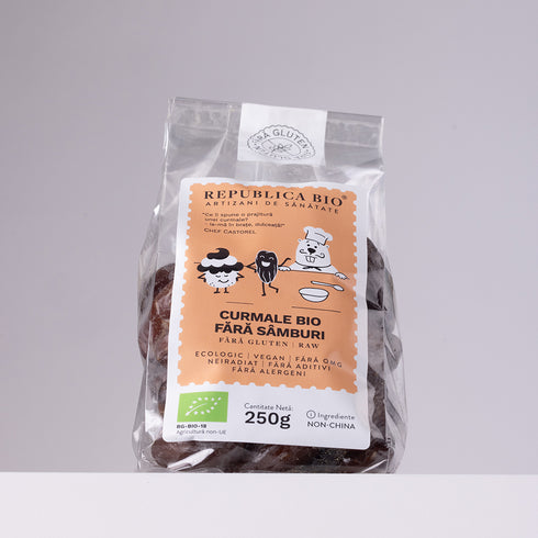 Curmale Bio fara samburi FARA GLUTEN Republica BIO, 250g